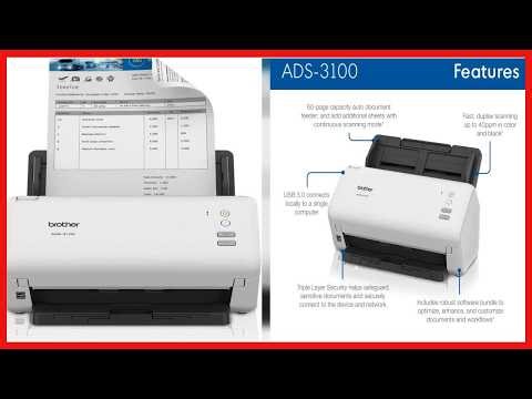Brother ADS-3100 Scanner Review: Compact, Fast, and Secure for Your Home Office