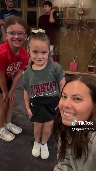 Another week of cheer!! 📣 ❤️💙 Friday night was another WIN for the Patriots and Saturday we had all of our little kiddies with us for a kiddie camp! 🩷 #fypシ #cheerleadingtiktok #fridaynightlights #gametiiiime #varsitysquad