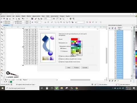 Como SELECCIONAR POR COLOR y agrupar en corel draw