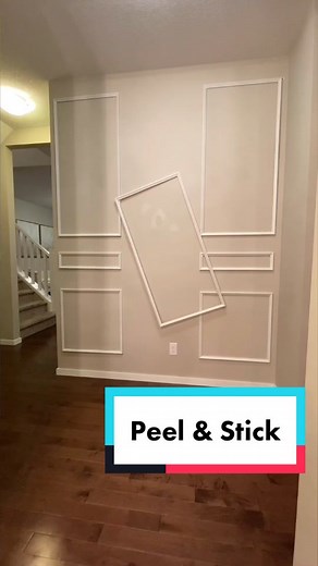 DIY Peel & Stick Wall Moulding Installation Guide