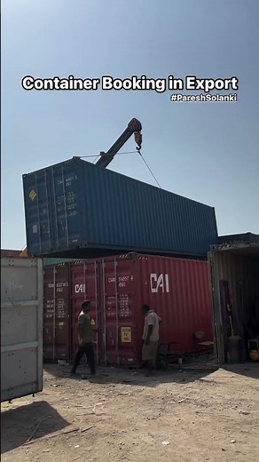 How to do Booking of Container in Export, Import Export Logistics