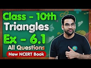 Class - 10 Ex - 6.1, Q-1,2,3 (Triangles) || NEW NCERT CBSE || Green Board