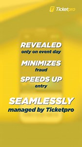 2.1K views | Your Entry. Simplified. Secured. Smart. Introducing the smarter way to get in. Our dynamic barcode updates automatically and only displays within 24hrs before the event. No early access. No sharing. No duplicates. Just your ticket, live when it matters most.  Secure & Exclusive Your barcode stays hidden until event day — keeping your entry safe from screenshots, forwards, or fraud. ️ Peace of Mind, Guaranteed with Ticketpro | Ticketpro | Facebook