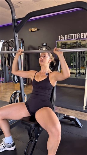 tutorial smith machine shoulder press #fitness
