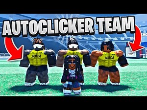 WE USED AUTO CLICKERS TO WIN RACES IN ROBLOX TRACK AND FIELD INFINITE