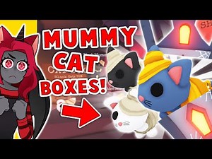 Opening MUMMY CAT BOXES In Adopt Me! (Roblox)