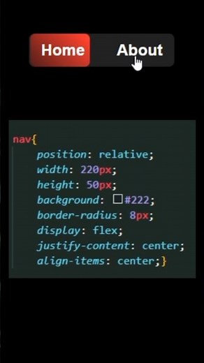 Create NavBar Using HTML | CSS #coding #htmlcss