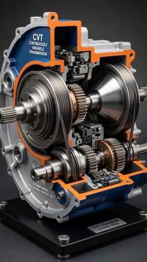 How CVT Gearbox Works | Continuously Variable Transmission Explained in 3D #cvt #shorts #viral