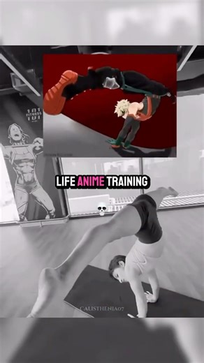 This Girl Trains Like an Anime Hero 🔥⚔️ #calisthenics #edit
