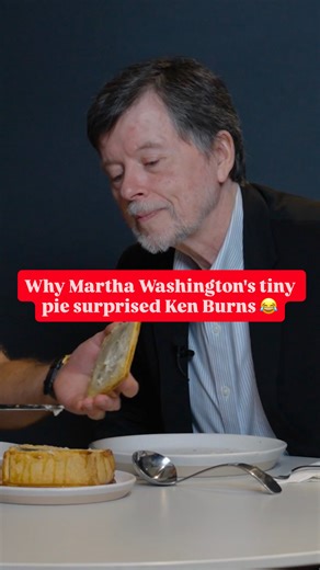 Earlier this year, Bennett Rea (AKA Cookin' With Congress) prepared Revolutionary War-era food for Ken Burns. Their third shared dish, Hearty Choke Pie — a Martha Washington specialty — earned high praise from Ken on both presentation and flavor. The two discussed the contributions and roles of women during the revolution. If you missed Ken Burns' new documentary series, The American Revolution (co-directed by Sarah Botstein and David Schmidt) you can stream it now on the PBS app. And check out 
