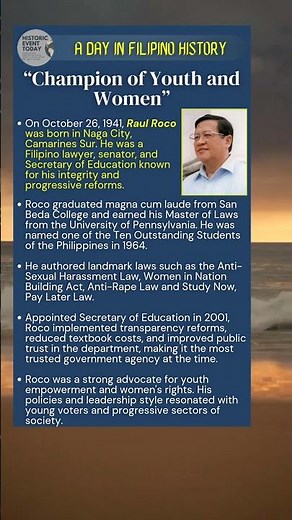 October 26, 1941 - “Champion of Youth and Women”