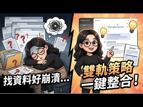 查資料還在大海撈針？Google「雙軌搜尋術」讓效率翻 10 倍！不再被資訊淹沒 🚀