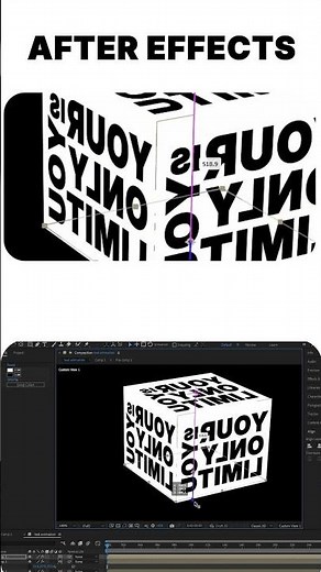 "Modern 3D Typography Animation | Motion Graphics"