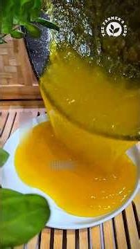 Turning Fresh Chestnuts Into Bright Orange Jelly 🌰 #waterchestnut #jelly #villagecooking #dessert