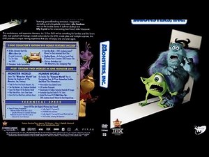 Opening to Monsters, Inc 2002 DVD W/THX Trailer Tex 2: Moo-Can (Disney Movie Rewards 2009 Re-Print)