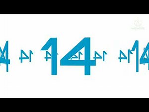 number band 1-15 spinning around