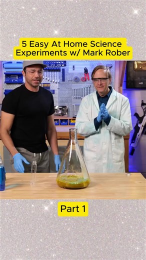 Part 1 5 Easy At Home Science Experiments w/ Mark Rober#fyp#foryouu