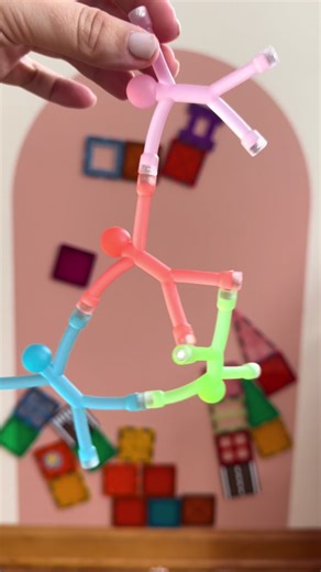 Montessori friendly, screen-free, and actually keeps them busy?? Say less 💛 #tiktokjumpstartshop #Montessoritoy #magnetpeople #magnettiles #toddleractivitiesathome