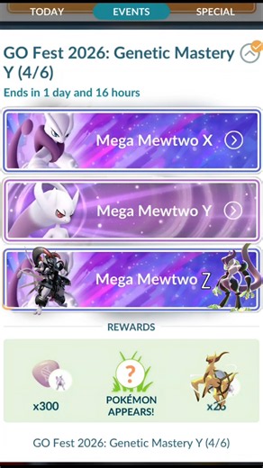 Grab😲Free✨️Mega Mewtwo X & Y Reserch in Pokemon Go