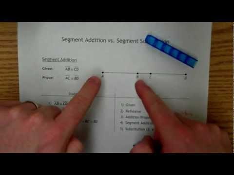 Segment Addition vs. Segment Subtraction