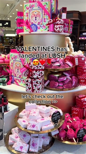 valentines has landed at lush. let’s check it out 😍💕 #lush #fyp #foryou #bathbomb