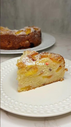 This Fresh Peach Cake Is Soft, Buttery & Packed with Juicy Peaches 🍑✨ | Summer’s Easiest Dessert!