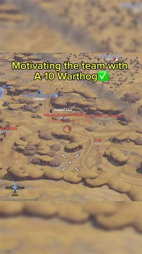 Motivating the Team with the A-10 Warthog in Warthunder Mobile🇺🇸#warthunder #warthundermobile #warthundertiktok #viral #xyzbca