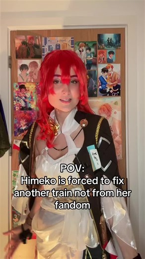 The cross over no one expected. Obvs dinah bag was made by @madelorian #honkaistarrail #honkaistarrailcosplay #himekocosplay #himekocosplayhonkaistarrail #starlightexpress