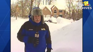 Who could forget??! 🌨️ ❄️ ☃️ ⛄ 🥶 Watch video from the WBAL-TV archives: Rob Roblin shows how the snow shut down much of Maryland: https://on.wbaltv.com/2GUsiYK | WBAL-TV 11 Baltimore