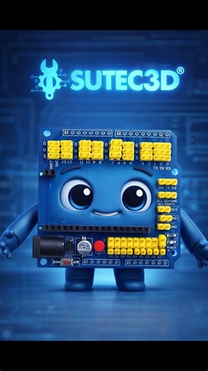 Shield Arduino Nano #sutec3d #tecnologia #arduino #arduinoproject #shield #nano #modulo