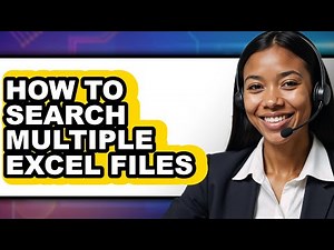 How to Search Multiple Excel Files (only Way)