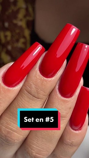 Stunning Coffin Red Nails Tutorial | Long Red Nail Design