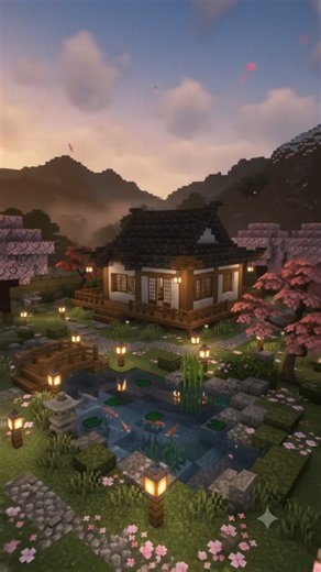 Traditional Japanese House is in Minecraft!❤️👇