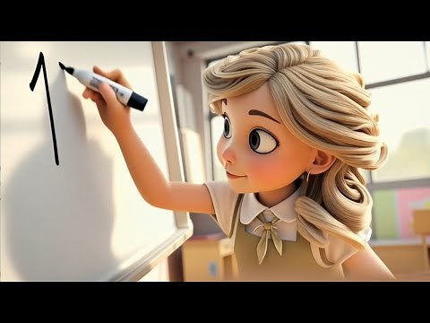 ✨Tabla înmulțirii cu 1 - Înmulțirea prin muzică - Cântecel educativ pentru copii