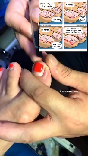 pedicure on TikTok