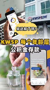 🔥 KWSP 公布每个年龄层的公积金存款 📢💰 快来看看你的公积金存款有达标吗？！👀✅ | Leesharing 值得买