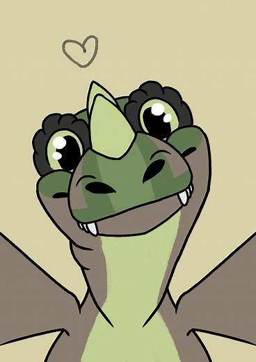 Adorable Dragon Animation Drawing | Cute Dinosaur Animatic