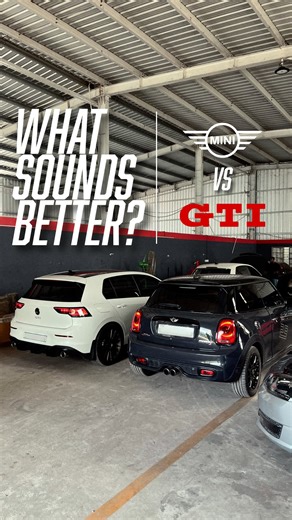 The Drivers Hub on Instagram: "B48 or EA888? 👀🔥 Golf GTI or Mini Cooper S? which one’s got the better soundtrack? 🎶 When it comes to turbo 4-pots, these two engines go blow-for-blow in power and tuning potential… but when it comes to sound, we’ll let you decide! Drop your pick in the comments 👇 . . . [ B48, EA888, Golf GTI, Mini Cooper S, exhaust sound, turbo 4-cylinder, car enthusiasts, performance cars, sound battle ]"