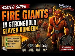 Osrs Slayer Guide | Fire Giant | stronghold slayer dungeon with canon