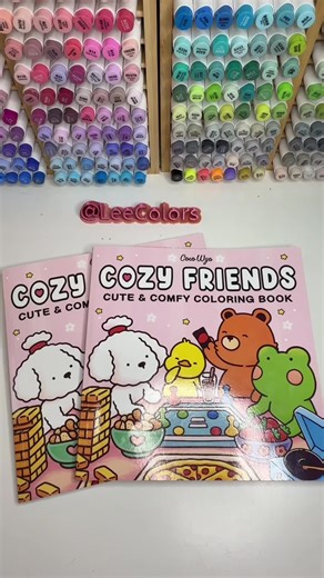 The only coloring book I’ve done twice. Much improved even in 6 months. Before and after. #coloring #cozyfriends #cocowyo
