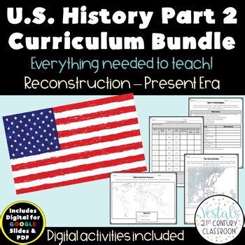 U.S. History 1865 to Present Lesson Plans Bundle - Virginia SOL Aligned
