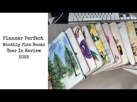 Planner Perfect 2025 Plan Books || A Year In Review