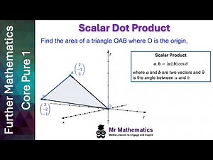 Scalar Product Equation | Mr Mathematics