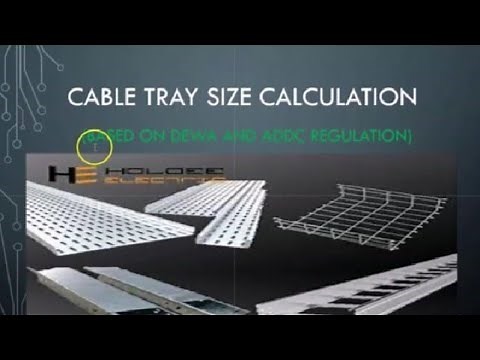Cable Tray Size Calculation