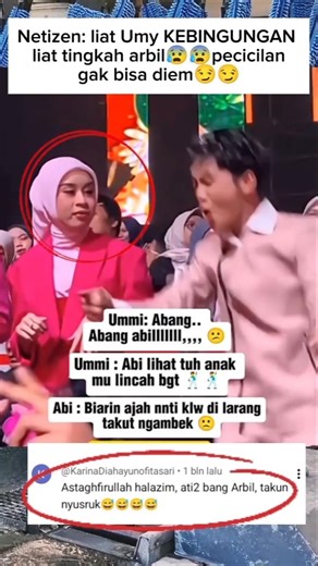 Umy bingung liat tingkah arbil #milla #arbil #vallen #dangdut #indosiar #trending #youtubeshorts