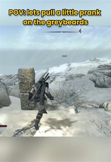 Skyrim just a little prank lmao :) #Skyrim #ElderScrolls #Dragonborn #FusRoDah #SkyrimMods #SkyrimBuilds #SkyrimChallenge #SkyrimSecrets #SkyrimTips #SkyrimFunny #SkyrimMemes #SkyrimGameplay #SkyrimGuide #SkyrimCombat #SkyrimShorts