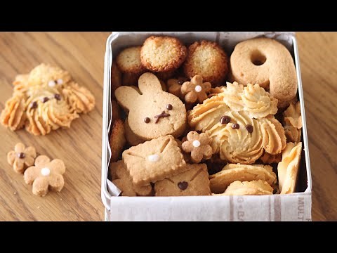 [Sub]Homemade 3 flavor butter cookie box!(Lemon/ Coconut/Annin)