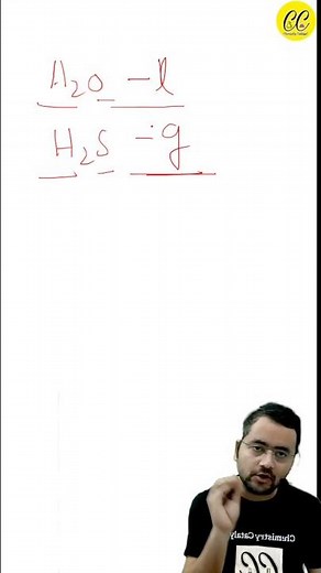 H2O is a liquid but H2S is a gas Why?