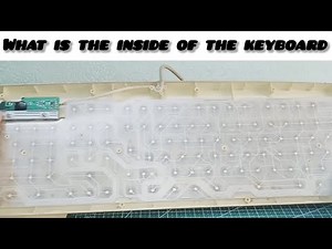 What Is Inside a Keyboard? ⌨️ | Keyboard Parts & Inside View