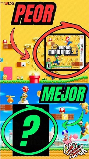 Definitive ranking: which is the BEST New Super Mario Bros #mario #nintendo #shorts #ranking #games